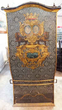 Back of chair